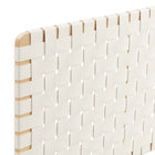 Modway Sparta Weave Wall-Mount Vegan Leather King Headboard