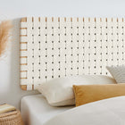 Modway Sparta Weave Wall-Mount Vegan Leather King Headboard