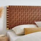 Modway Sparta Weave Wall-Mount Vegan Leather King Headboard