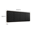 Modway Sparta Weave Wall-Mount Vegan Leather King Headboard