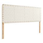 Modway Sparta Weave Vegan Leather King Headboard  