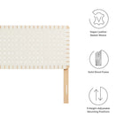 Modway Sparta Weave Vegan Leather King Headboard