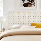 Modway Sparta Weave Vegan Leather King Headboard