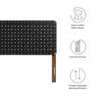 Modway Sparta Weave Vegan Leather King Headboard