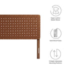 Modway Sparta Weave Vegan Leather King Headboard