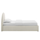 Modway Resort Upholstered Fabric Arched Round Twin Platform Bed
