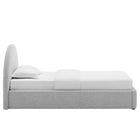 Modway Resort Upholstered Fabric Arched Round Twin Platform Bed