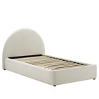 Modway Resort Performance Velvet Arched Round Twin Platform Bed