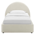 Modway Resort Performance Velvet Arched Round Twin Platform Bed