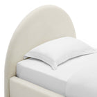 Modway Resort Performance Velvet Arched Round Twin Platform Bed