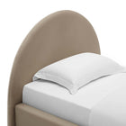 Modway Resort Performance Velvet Arched Round Twin Platform Bed