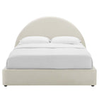 Modway Resort Performance Velvet Arched Round Full Platform Bed