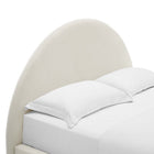 Modway Resort Performance Velvet Arched Round Full Platform Bed