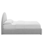 Modway Resort Upholstered Fabric Arched Round Queen Platform Bed