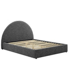 Modway Resort Upholstered Fabric Arched Round Queen Platform Bed