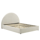 Modway Resort Performance Velvet Arched Round Queen Platform Bed