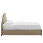 Modway Resort Performance Velvet Arched Round Queen Platform Bed