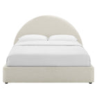 Modway Resort Upholstered Fabric Arched Round King Platform Bed