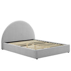 Modway Resort Upholstered Fabric Arched Round King Platform Bed