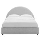 Modway Resort Upholstered Fabric Arched Round King Platform Bed
