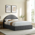 Modway Resort Upholstered Fabric Arched Round King Platform Bed