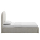 Modway Keynote Upholstered Fabric Curved Twin Platform Bed