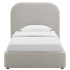 Modway Keynote Upholstered Fabric Curved Twin Platform Bed