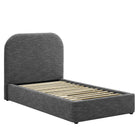 Modway Keynote Upholstered Fabric Curved Twin Platform Bed