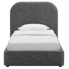 Modway Keynote Upholstered Fabric Curved Twin Platform Bed