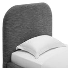 Modway Keynote Upholstered Fabric Curved Twin Platform Bed
