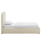 Modway Keynote Performance Velvet Curved Twin Platform Bed