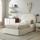 Modway Keynote Performance Velvet Curved Twin Platform Bed