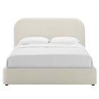 Modway Keynote Performance Velvet Curved Full Platform Bed
