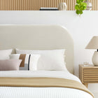 Modway Keynote Performance Velvet Curved Full Platform Bed