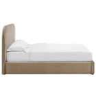 Modway Keynote Performance Velvet Curved Full Platform Bed