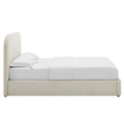 Modway Keynote Upholstered Fabric Curved King Platform Bed