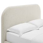 Modway Keynote Upholstered Fabric Curved King Platform Bed