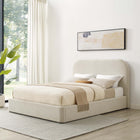 Modway Keynote Upholstered Fabric Curved King Platform Bed