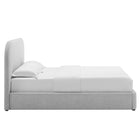 Modway Keynote Upholstered Fabric Curved King Platform Bed