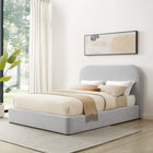 Modway Keynote Upholstered Fabric Curved King Platform Bed