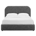 Modway Keynote Upholstered Fabric Curved King Platform Bed