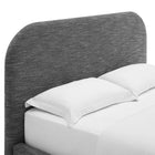Modway Keynote Upholstered Fabric Curved King Platform Bed