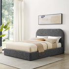 Modway Keynote Upholstered Fabric Curved King Platform Bed