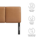 Modway Lindee Vegan Leather Twin Headboard