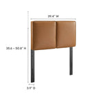 Modway Lindee Vegan Leather Twin Headboard