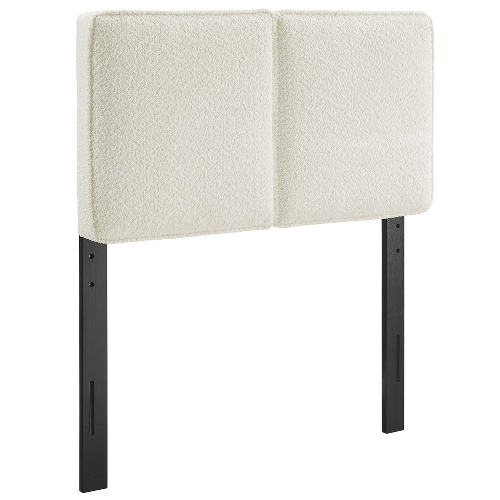 Modway Lindee Boucle Fabric Twin Headboard  