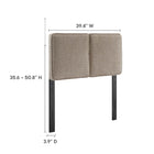 Modway Lindee Boucle Fabric Twin Headboard