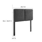 Modway Lindee Boucle Fabric Twin Headboard