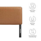 Modway Lindee Vegan Leather Full Headboard