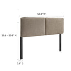 Modway Lindee Boucle Fabric Full Headboard